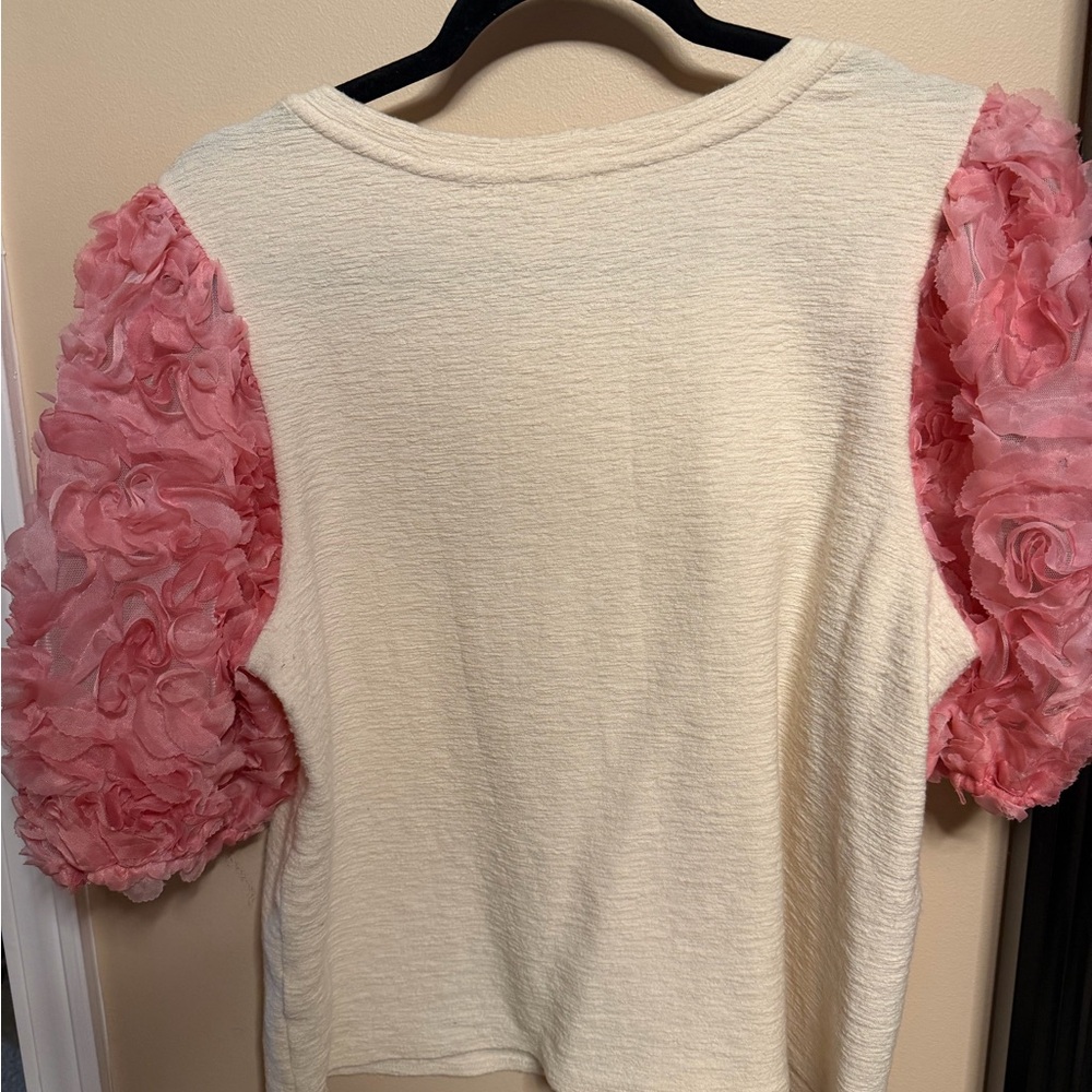 Anthropologie Cream Sweater - Picture 3 of 5